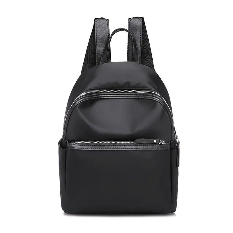 

SP467 new product simple black nylon sports backpack, Multi color