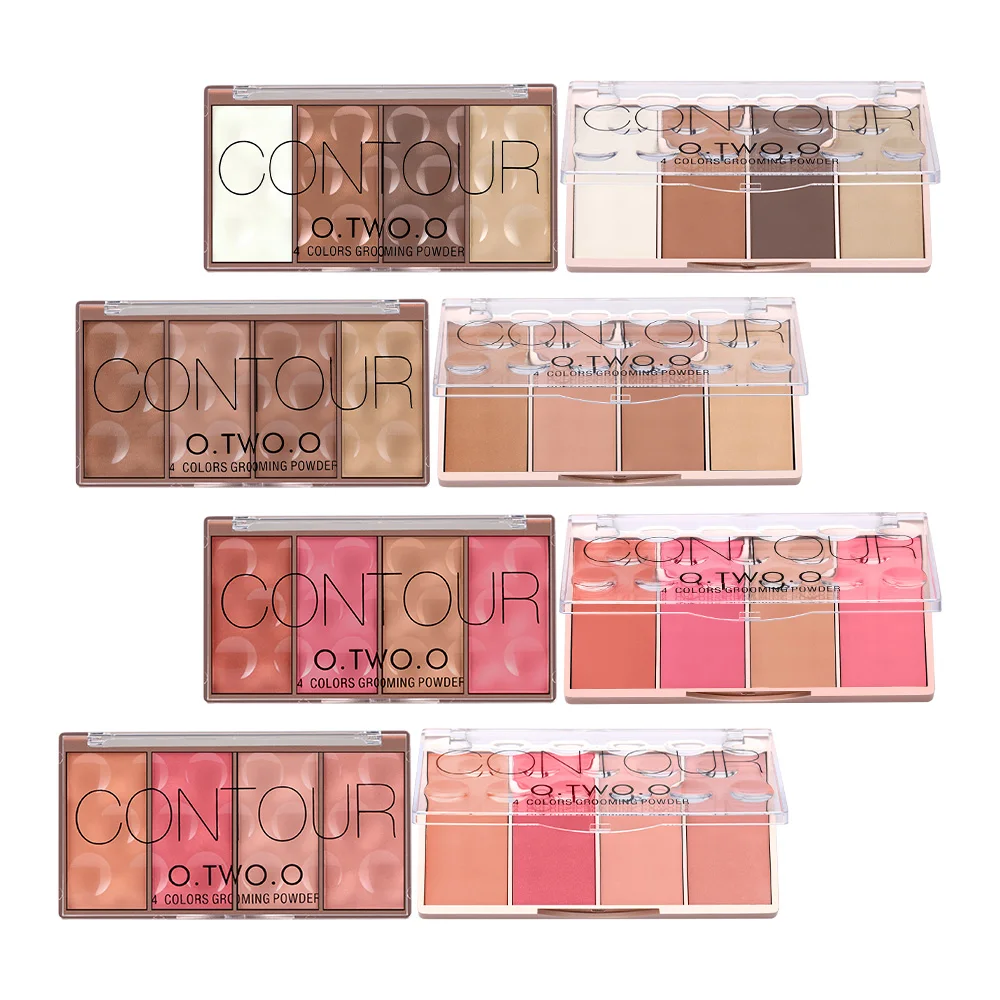

OTWOO Cheap Face Powder 4 Colors Palette Contour