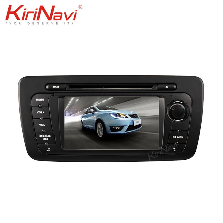 

KiriNavi android 9.0 7'' car dvd player android touch screen for Seat Ibiza 2009 - 2013 with car gps navigation system wifi 4g