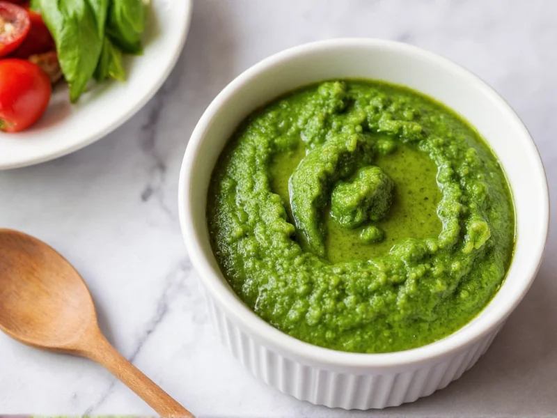homemade pesto