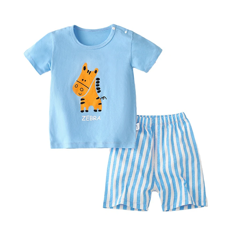 

Hot Sale Summer Children'S Clothing Sets Baby Boy Clothing Sets 2Pcs T-Shirt Kids Clothes, Picture or choose custom