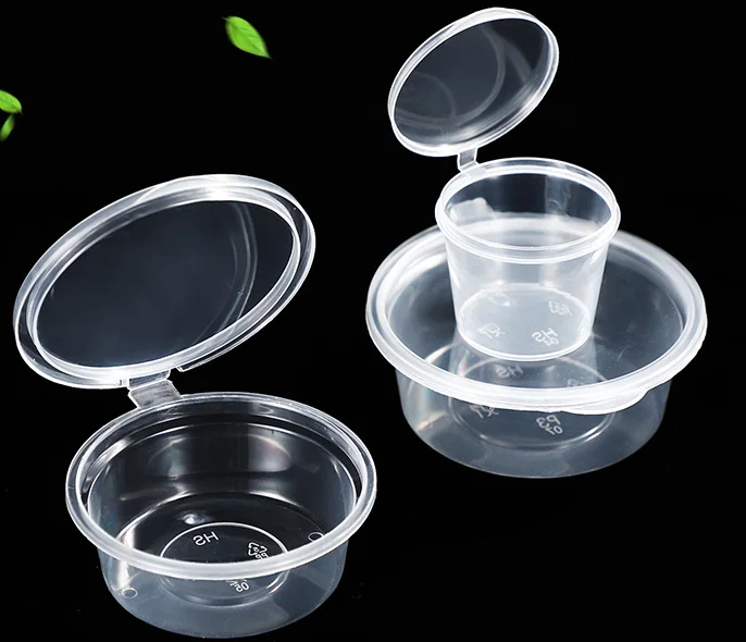 Plastic Rectangular Round 650ml Takeaway Transparent Soup Bowl Packing