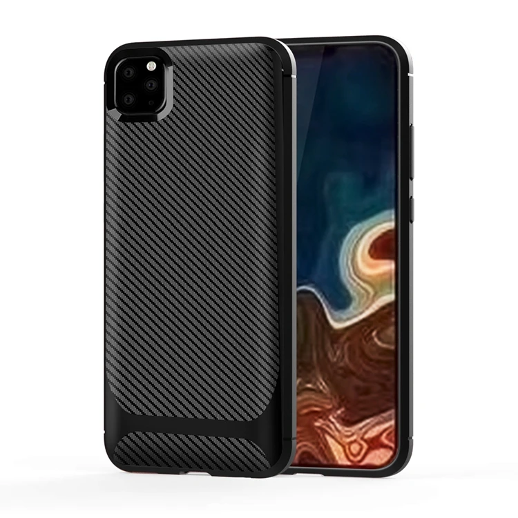 

XINGE Amazon Hot Ultra Slim Carbon Fiber Case For Iphone XI 11 2019 Back Cover