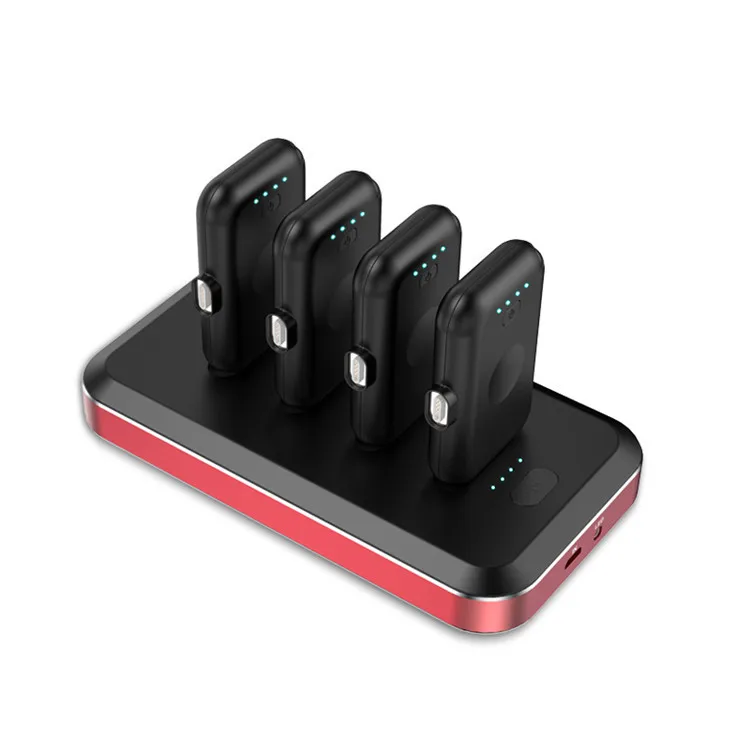 Mini Gadget Magnetic Power Bank 8000mAh Charging Station With 4 Pcs Finger Charger 1200mAh For Android IOS Type C - ANKUX.COM