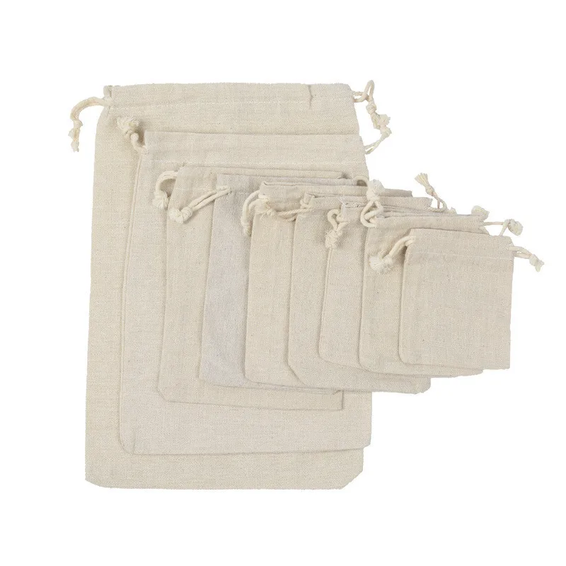 

Original cotton bag custom fruit drawstring bag with logo, White or customized color