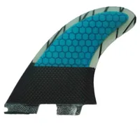 

Surfboard Fin FCS II G 3 G 5 G 7 surf fins with fiberglass honey comb material for surfing blue SIZE L