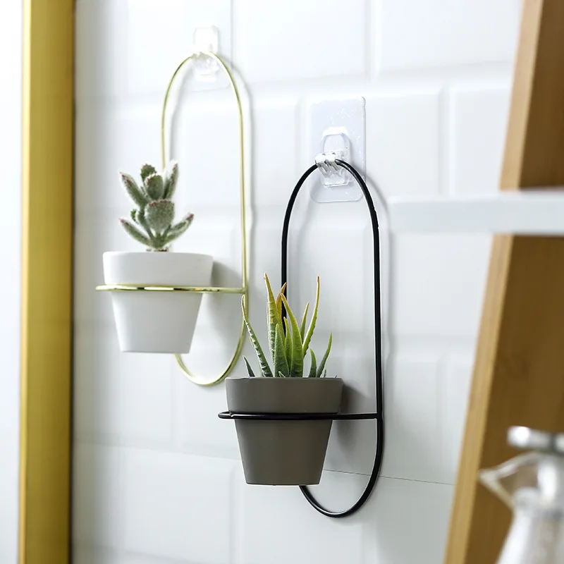 

New Design Simple Metal Wall Pot Succulents Plant Pots