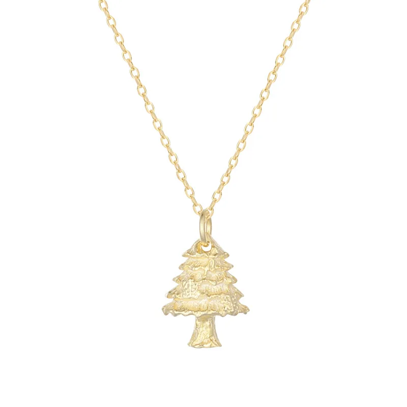 

Necklaces Trending Christmas Tree Silver 925 Gold Plated Jewelry Necklaces