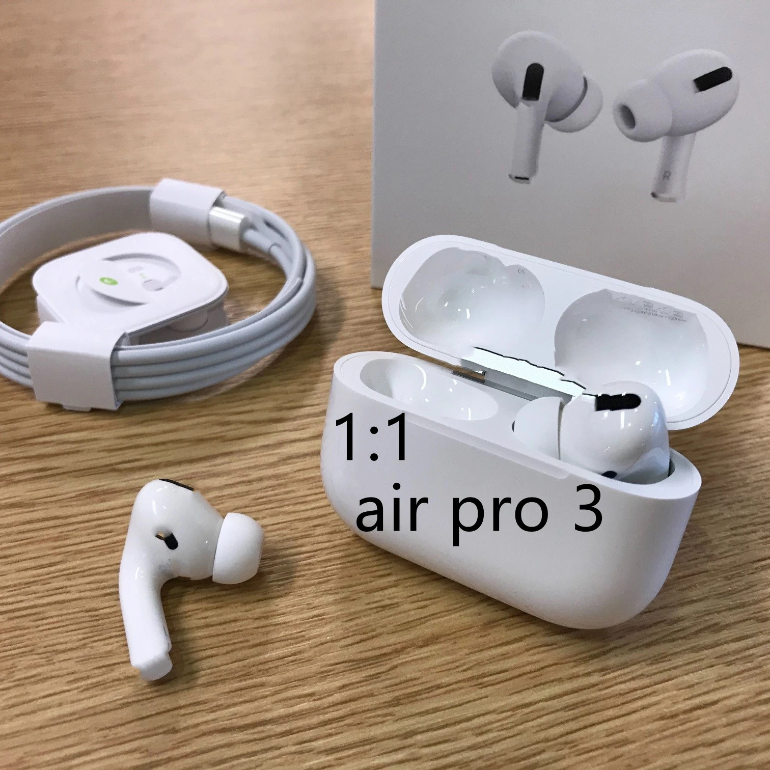 

Top Quality Original logo 1:1 Air Pro 3 TWS earphones air pro 3 Wireless Earphone Earbuds For Air pro3, Black white