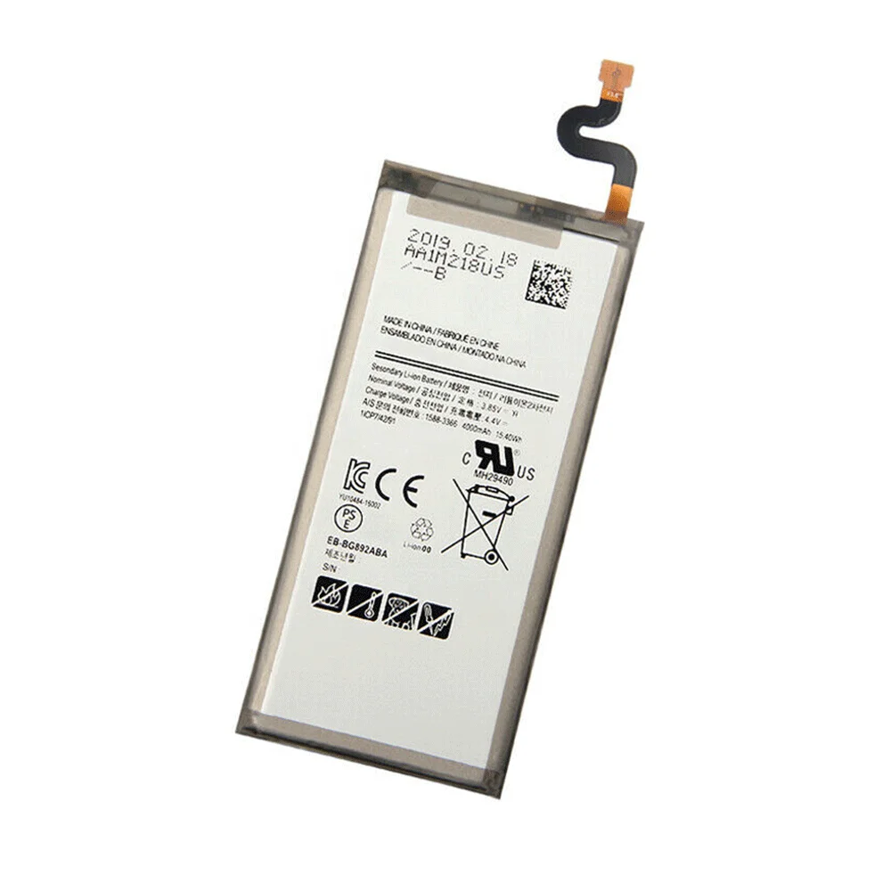 

BRAND NEW 100% ORIGINAL BATTERY FOR SAMSUNG GALAXY S8 Active EB-BG892, Silver and black