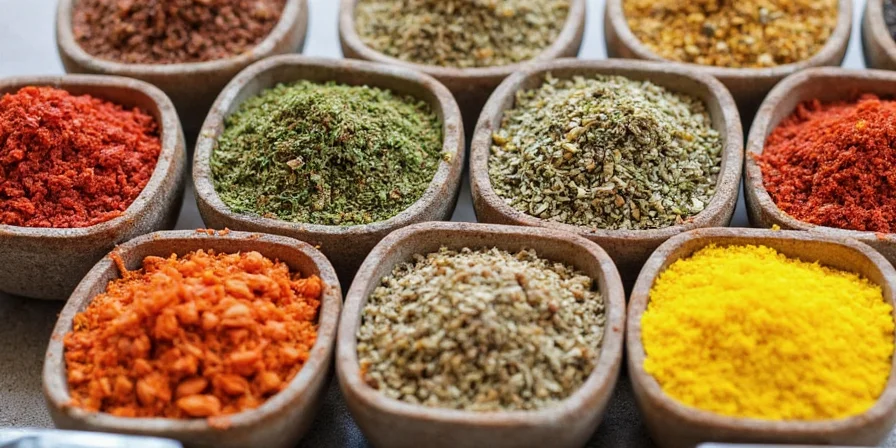 Map of Italy showing regional spice usage in different areas