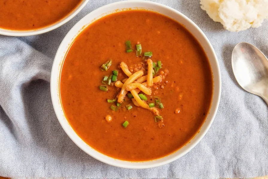 Bowl of hot and sour soup