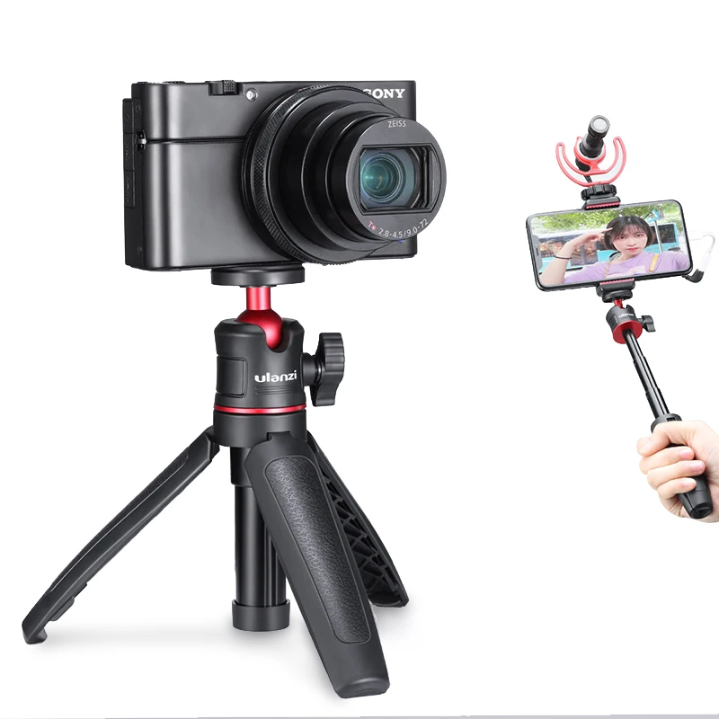 

Portable Desktop Extendable Tripod DSLR Cameras cell phone tripod for mobile, Mobile phone tripod