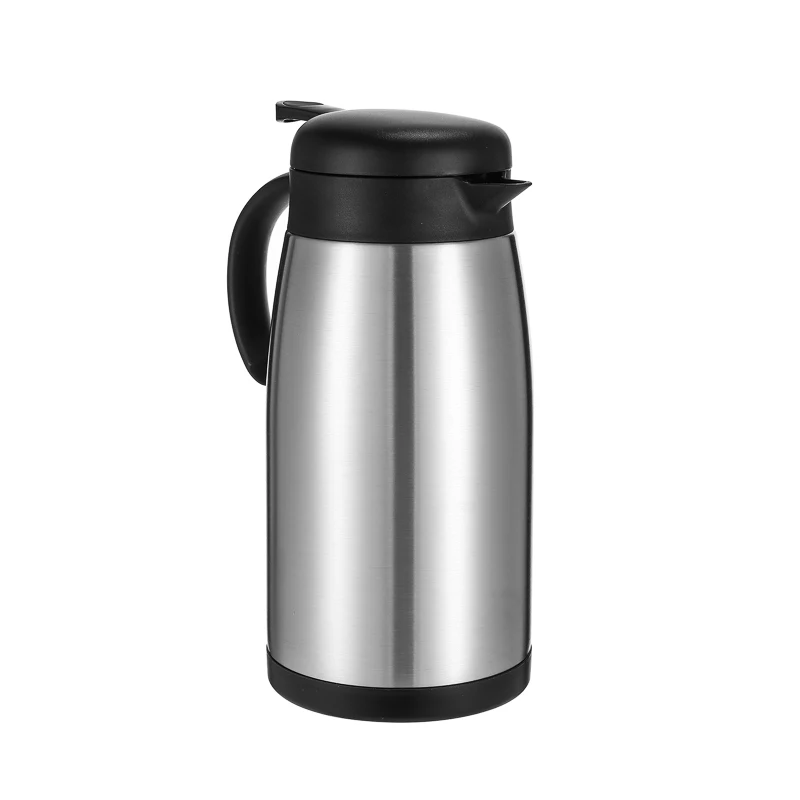 

Keep 12hrs Hot and Cold Stainless Steel Vacuum Insulated Thermal Big Coffee Carafe Tea Pot with Tea Filter, Steel or customized color