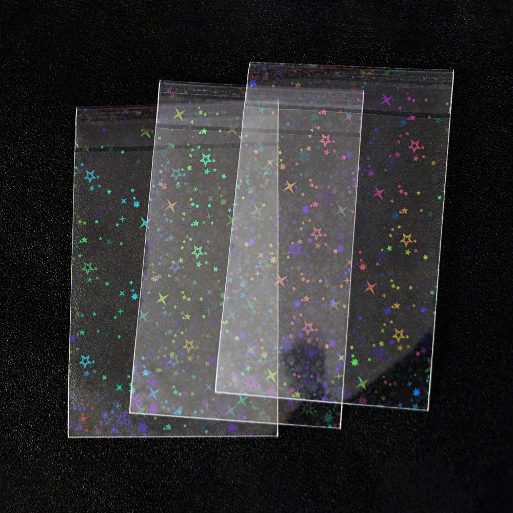 

2020 Little Stars 1000PCS/Box 65X90MM HOLOGRAM CARD SLEEVES holographic card sleeves