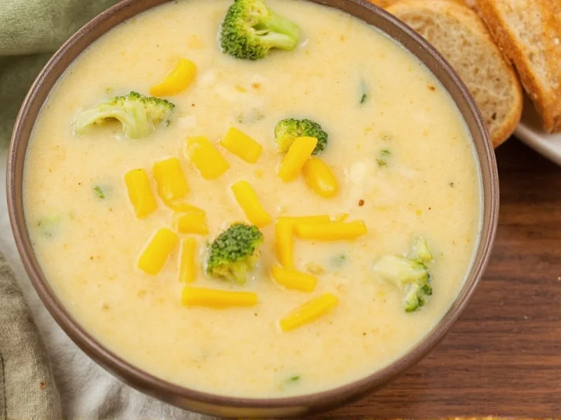 Perfect Crock Pot Broccoli Cheddar Soup Recipe
