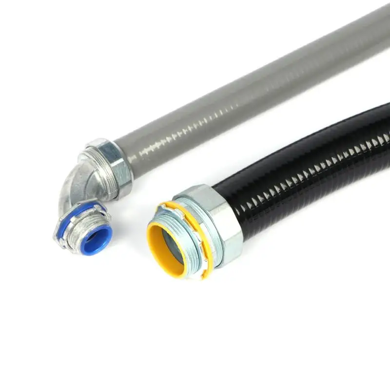
Electrical Liquid Tight Gi PVC Coated Flexible Metal Steel Heavy Conduit, Flat hose 