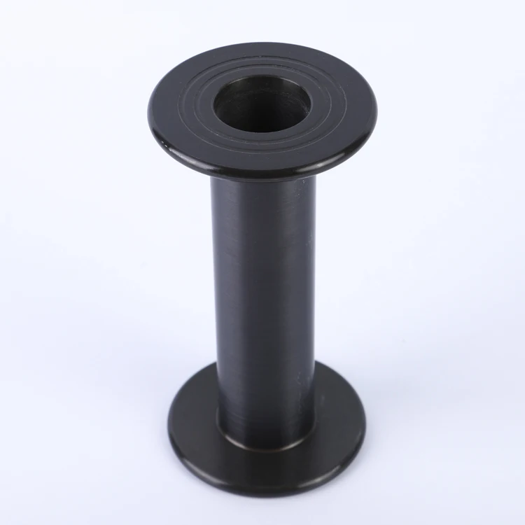 
Black yarn covering machine Aluminium Bobbin for textile machine140*68mm 