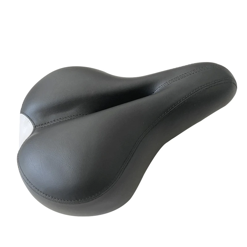 

Comfortable Size Bicycle Saddle Seat with Tail Light Safety Cycling at Night Electric Bike Saddle Seat