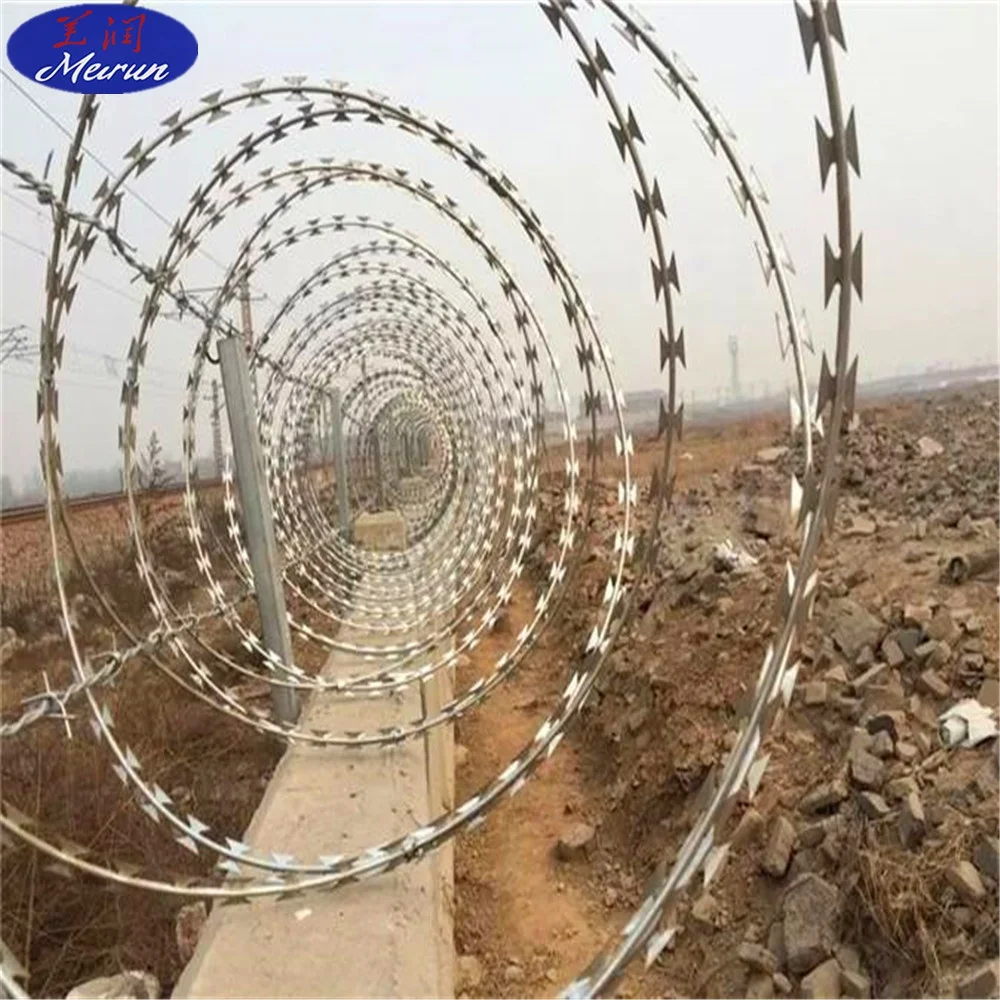 
big discount low price Stainless Steel Concertina Razor Barbed Wire 