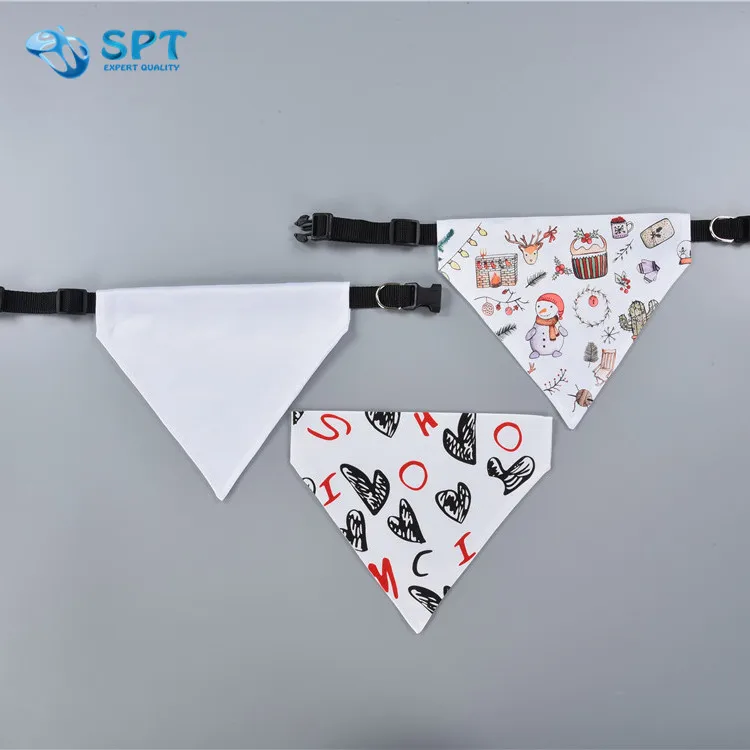 

Top Quality Blank Pet Dog Neckerchief Bib Bandana Dog Collar Sublimation