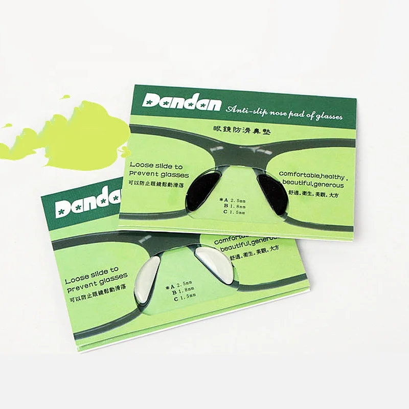 
More healthy comfortable optical adhesive silicone glasses nose pad 