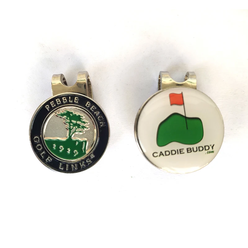 

Hot sale custom metal divot tool magnetic golf ball marker, Various color
