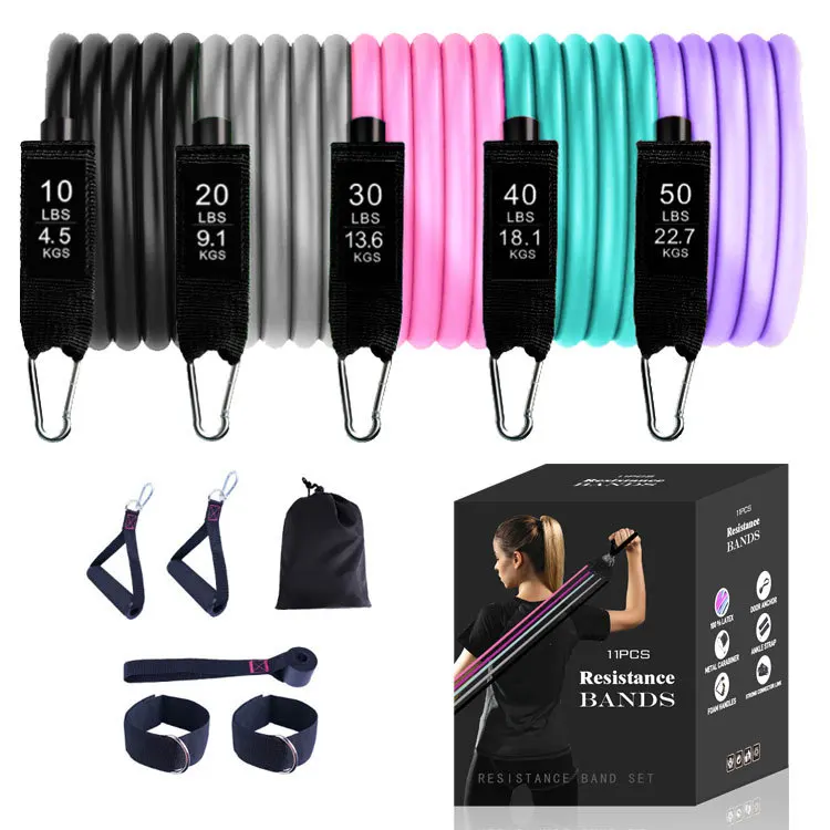 

Rally Eight-Character Rally Female Child Rally 8 Word Chest Yoga Rubber Rubber Band Pull Rope Portable, Customized color