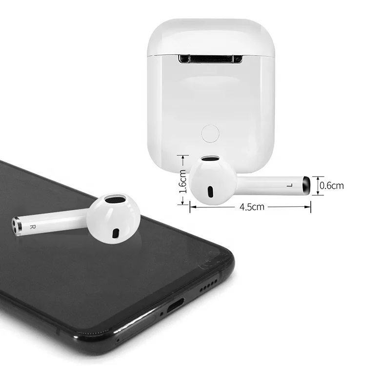 

Sport White Explosion TWS i12 mini wireless bluetooth earphones, White.black