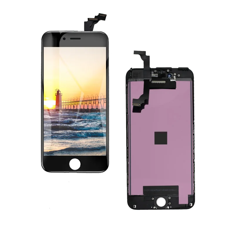 

Factory wholesale price mobile phone lcd screens for apple 6plus, black white lcd display for iphone 6 plus