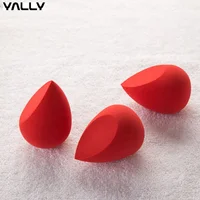 

2020 new design 2 pieces bevel teardrop sweat heart shape hlatex free makeup blender sponge set for gift