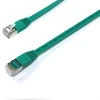 Flat 32awg high speed shielded slim cat7 network ethernet patch cord cable
