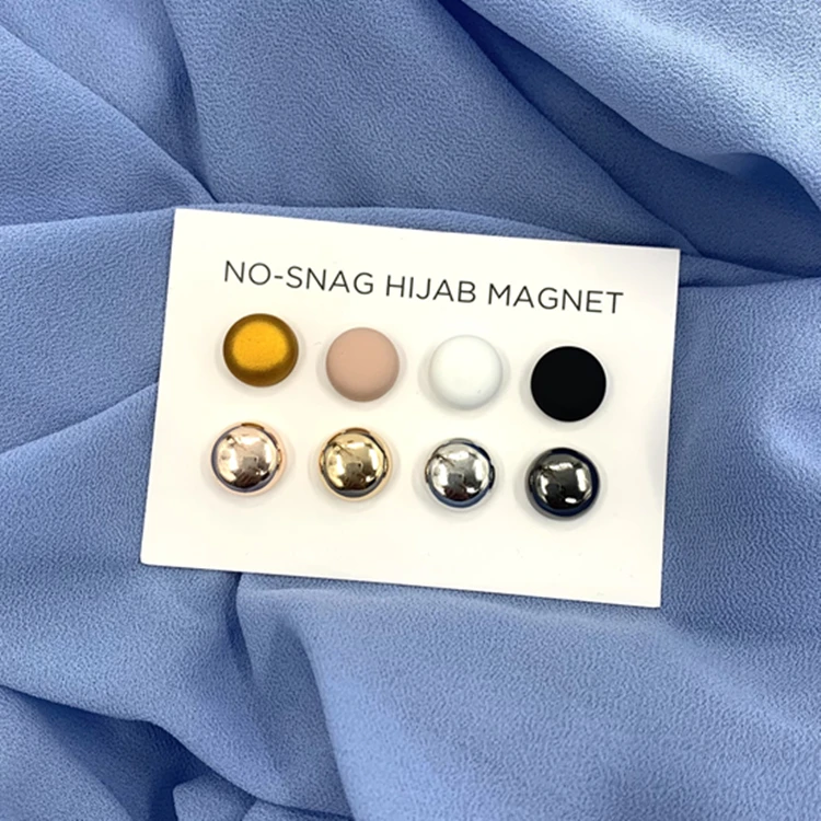 

Custom Personalized Logo Pin Scarf brooches metal muslim headwear magnetic hijab pins, Gold, silver, black, rose gold