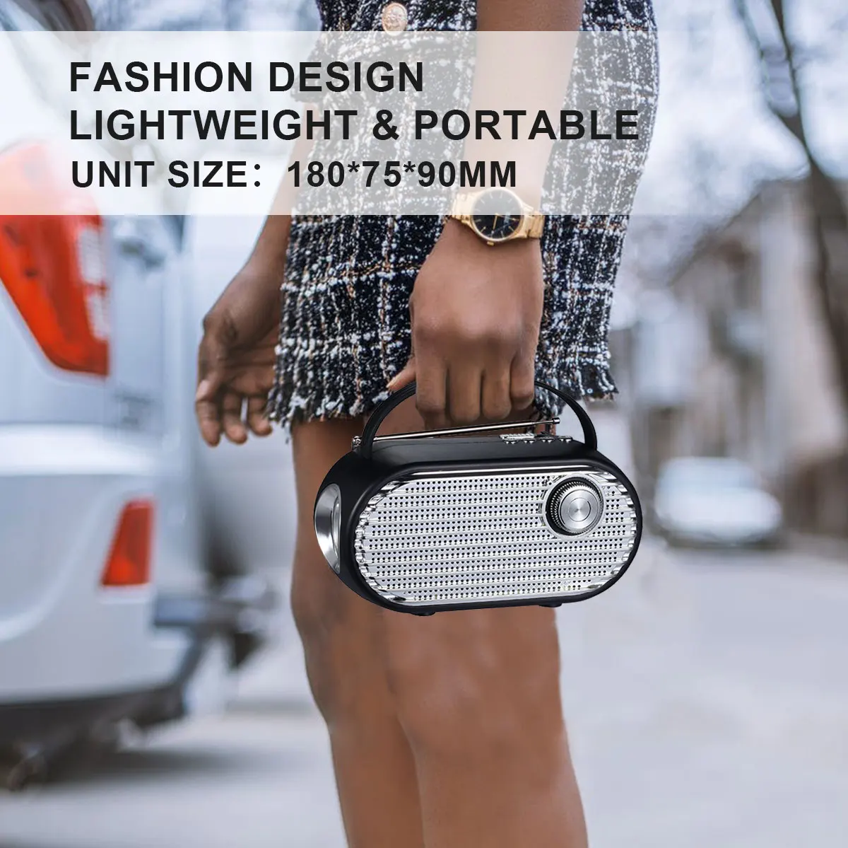 IS-X16 portable mini speaker with fm radio wireless solar player with LED Lamp Emergency Mini speakers audio system sound - ANKUX.COM