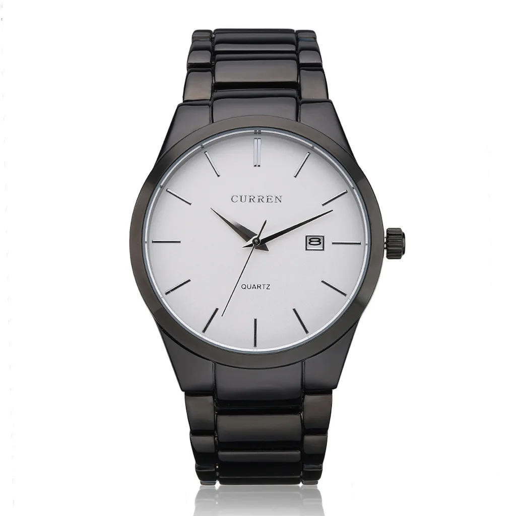 

CURREN 8106 Luxury Brand Men Military Sport Watches Men's Quartz Clock Leather Strap Waterproof Date Wristwatch Reloj Hombre, 4 colors
