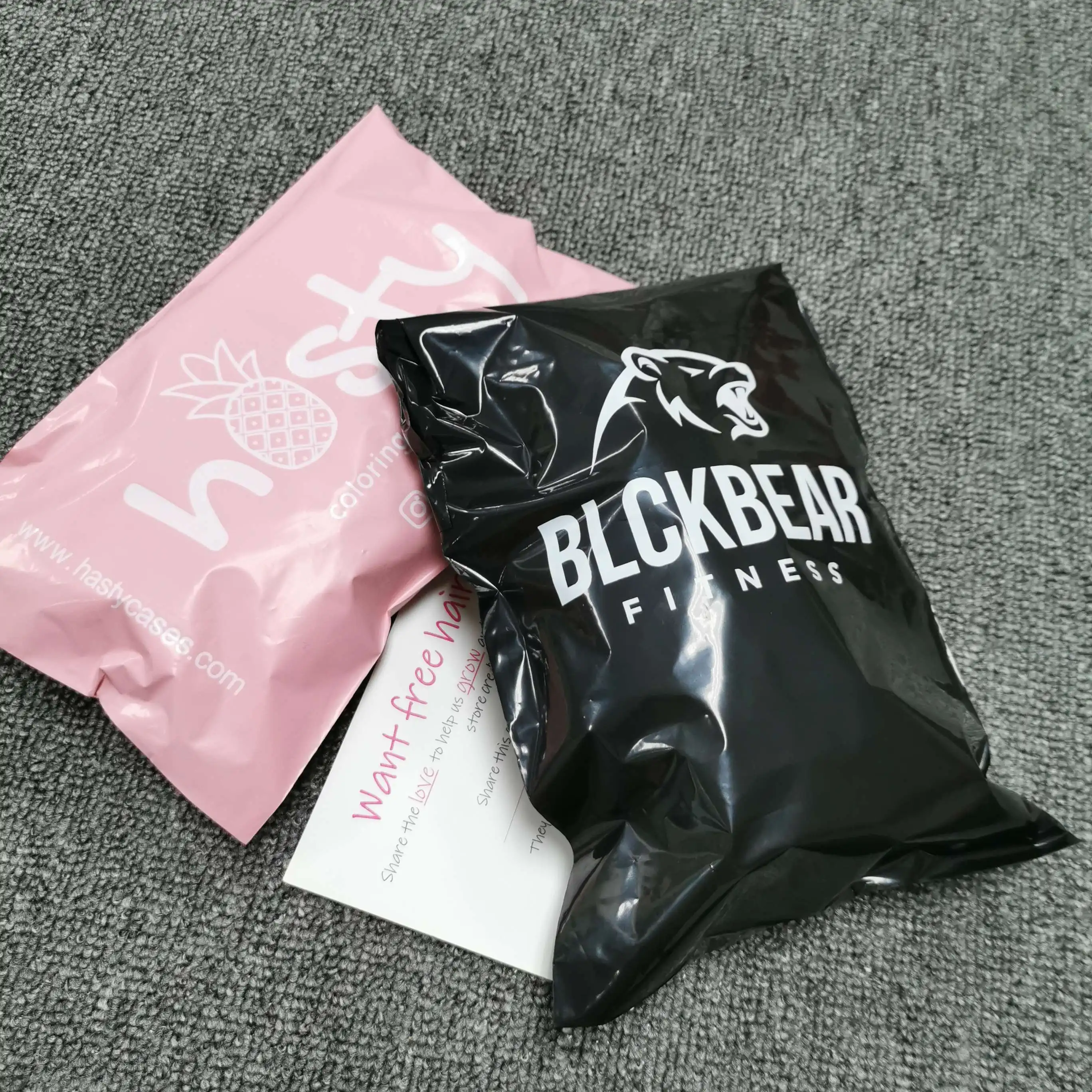 

Custom Glossy black color plastic mailing bag compostable mailing bags biodegradable plastic bag designs polymailer with logo