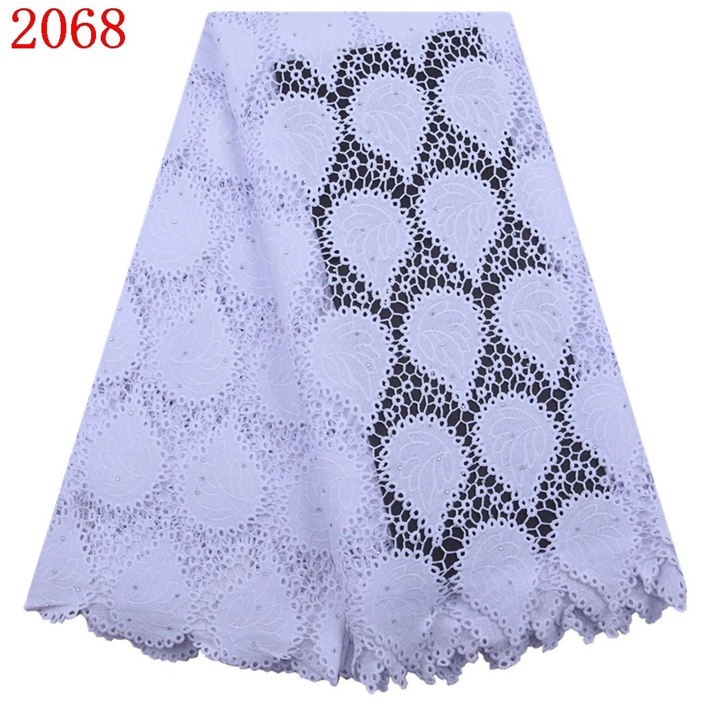 

White African Milk Silk Lace Net Lace With Sequins Embroidery Tulle Mesh Lace Fabric Nigerian Fabric 2068