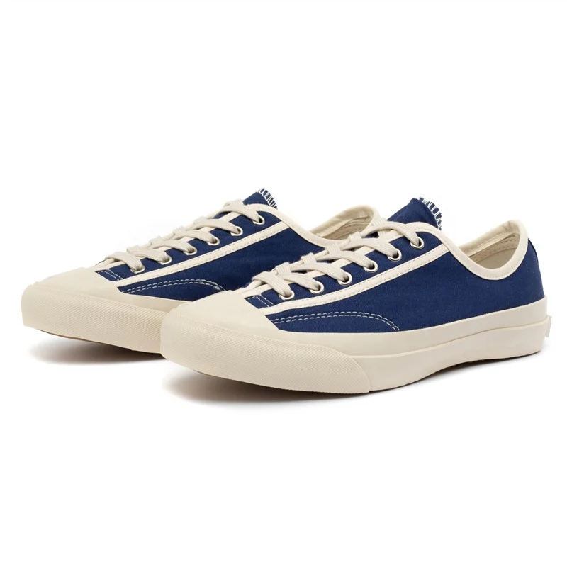 

Wholesale high quality brand rubber sole vulcanized shoes women canvas sneakers, Blue white yellow