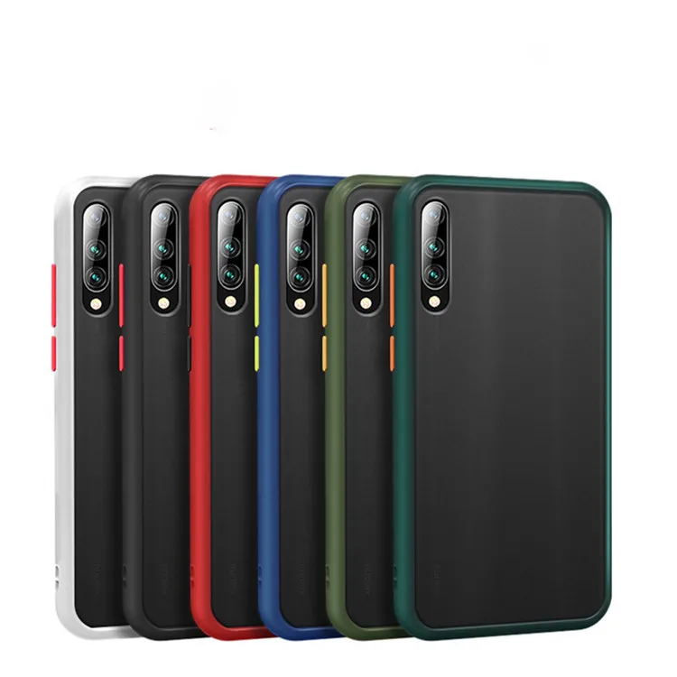 

Translucent Matte PC Hard Back Soft Edge Phone Case For Redmi Note 8 8T 9s 9 Pro MAX 9A 9C 10 4G Cover For Xiaomi Mi 11 Ultra