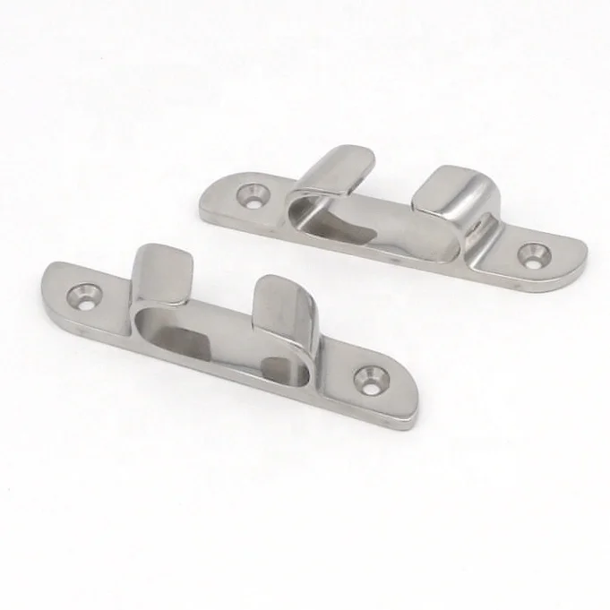 Marine Hardware Pair Heavy Duty Boat Angled Bow Chock Cleat Marine ...