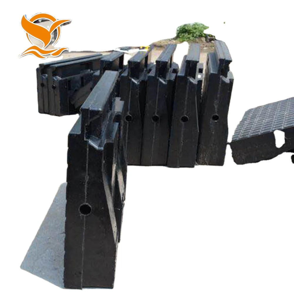 
P43 II High Quality railway rubber level crossing panel &plate 