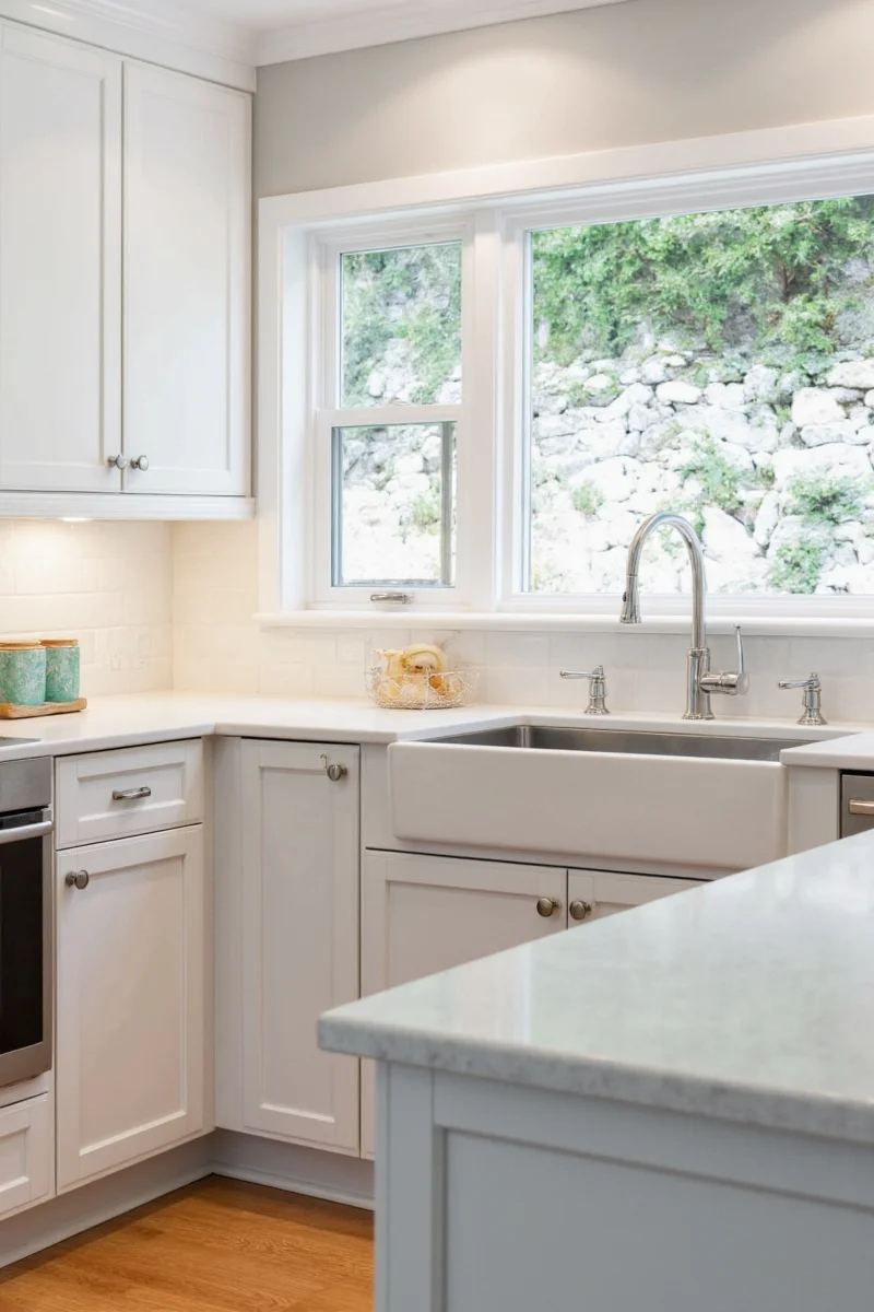 Family-friendly glass options for kitchen cabinets