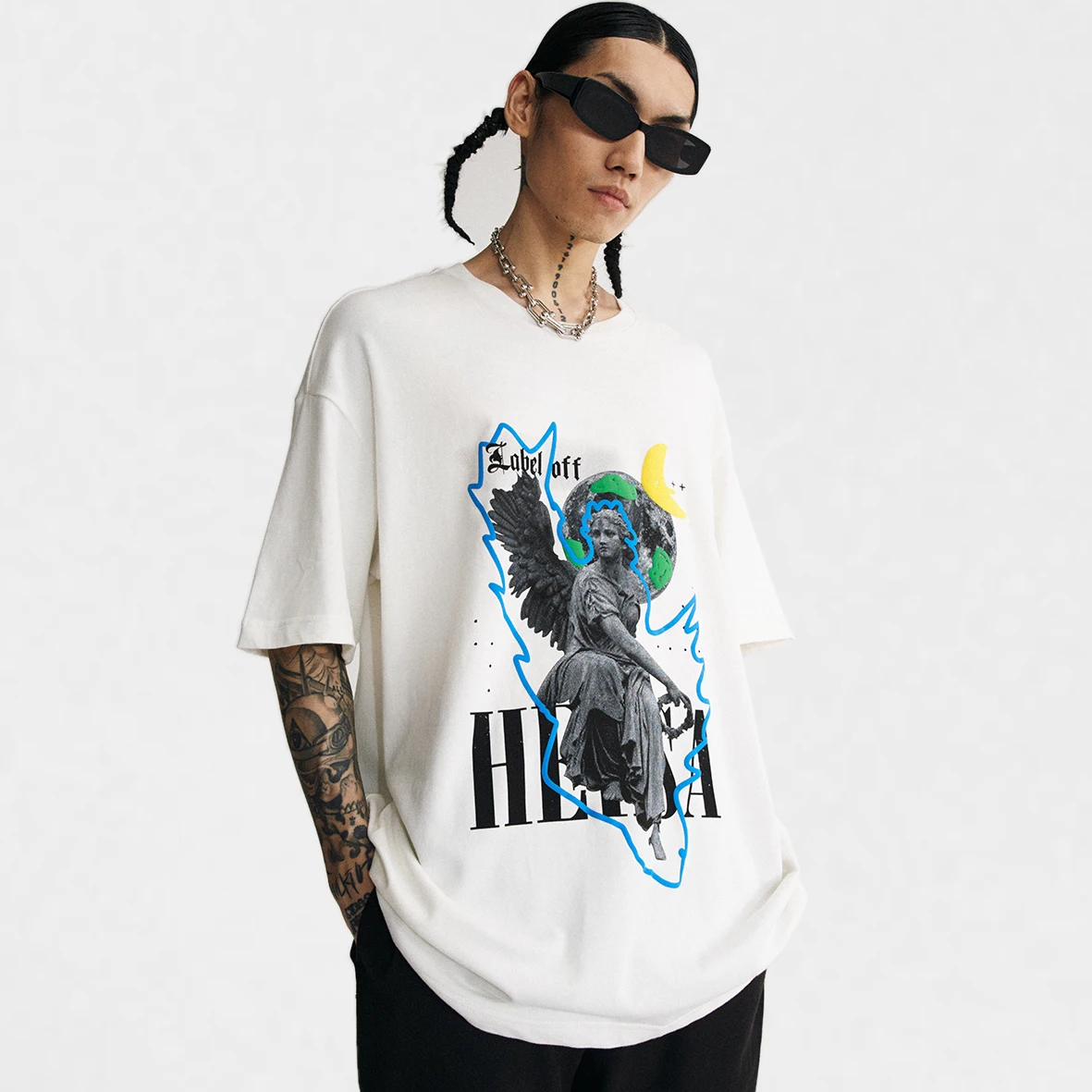 

RTS Summer High Quality Japanese Short Sleeve Casual Loose 240G Heavy Cotton T Shirt Men Custom Wholesale Cheap