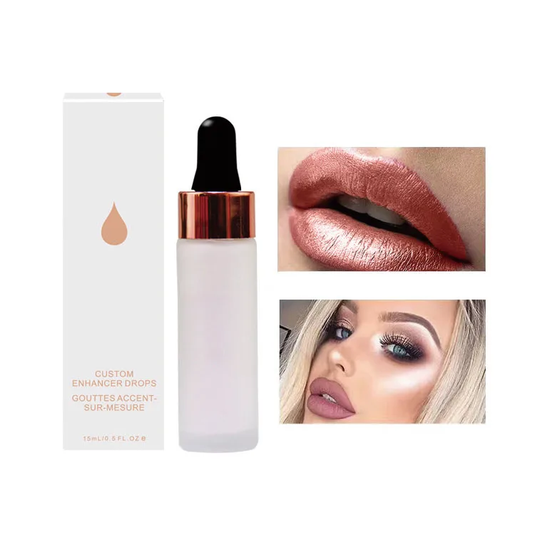 

No labeled organic shimmer liquid highlighter makeup highlight, 8 colors