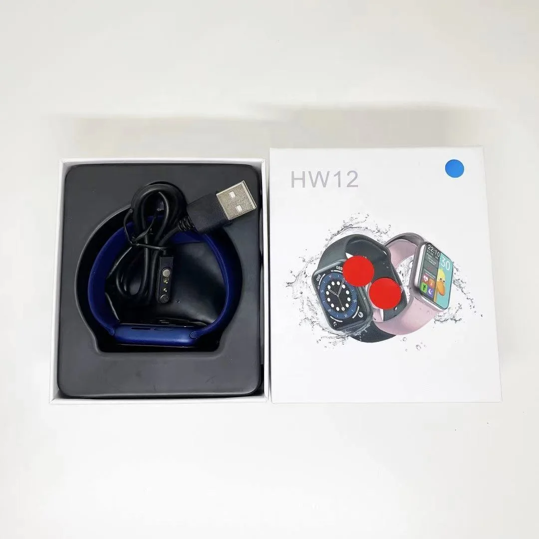 

HW12 Original 100% IWO 13 Watch 6 1.44 inch IPS Screen Smart Health Bracelet Smartwatch OEM ODM relojes inteligentes