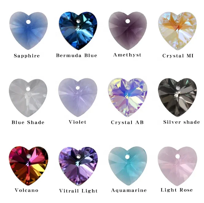 

8mm 10mm 12mm 14mm High Quality Crystal Pendant K9 Glass Rhinestone Pendant for DIY Jewelry Necklace Accessories