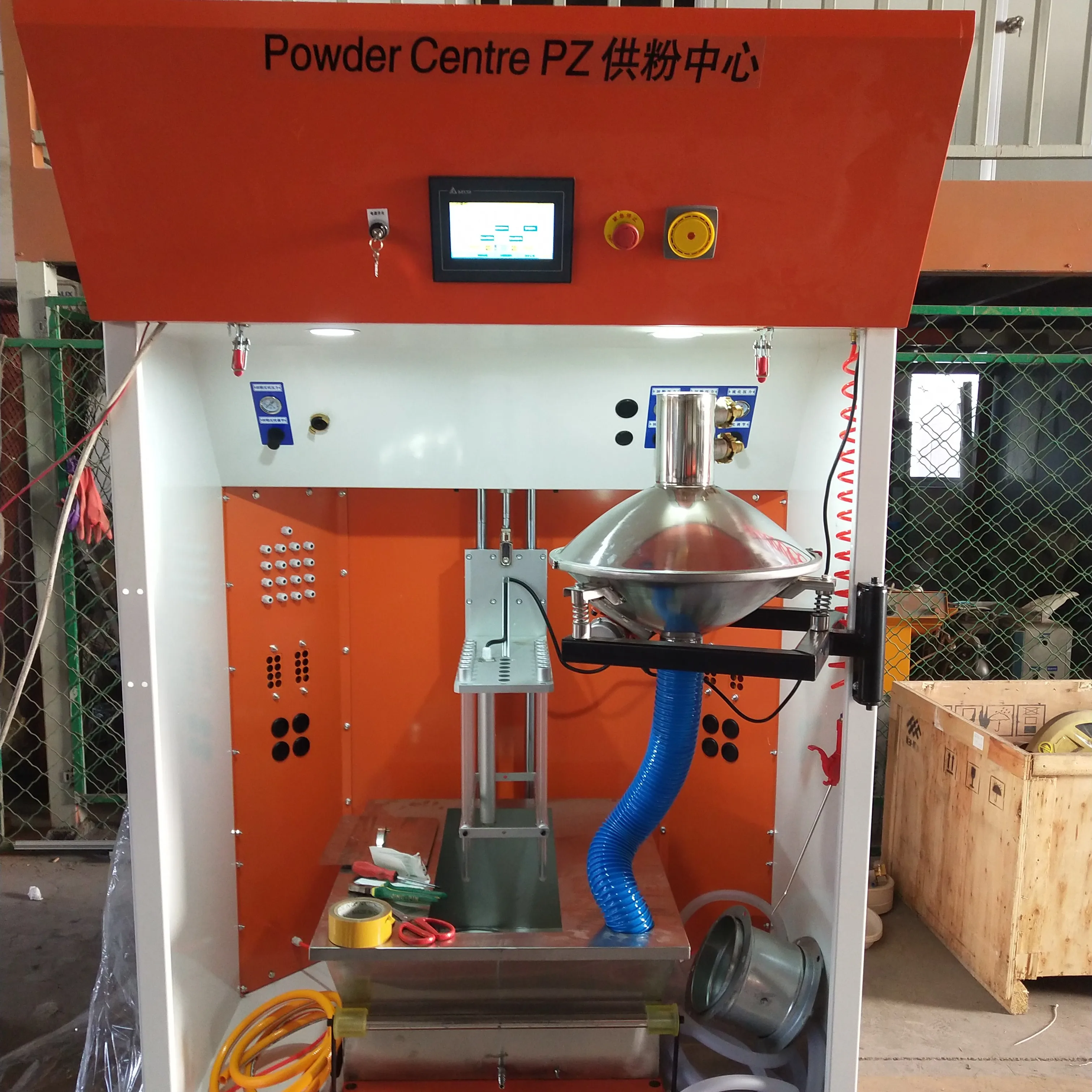 
Electrostatic Powder Spraying Room Coating Production Equipment Line 