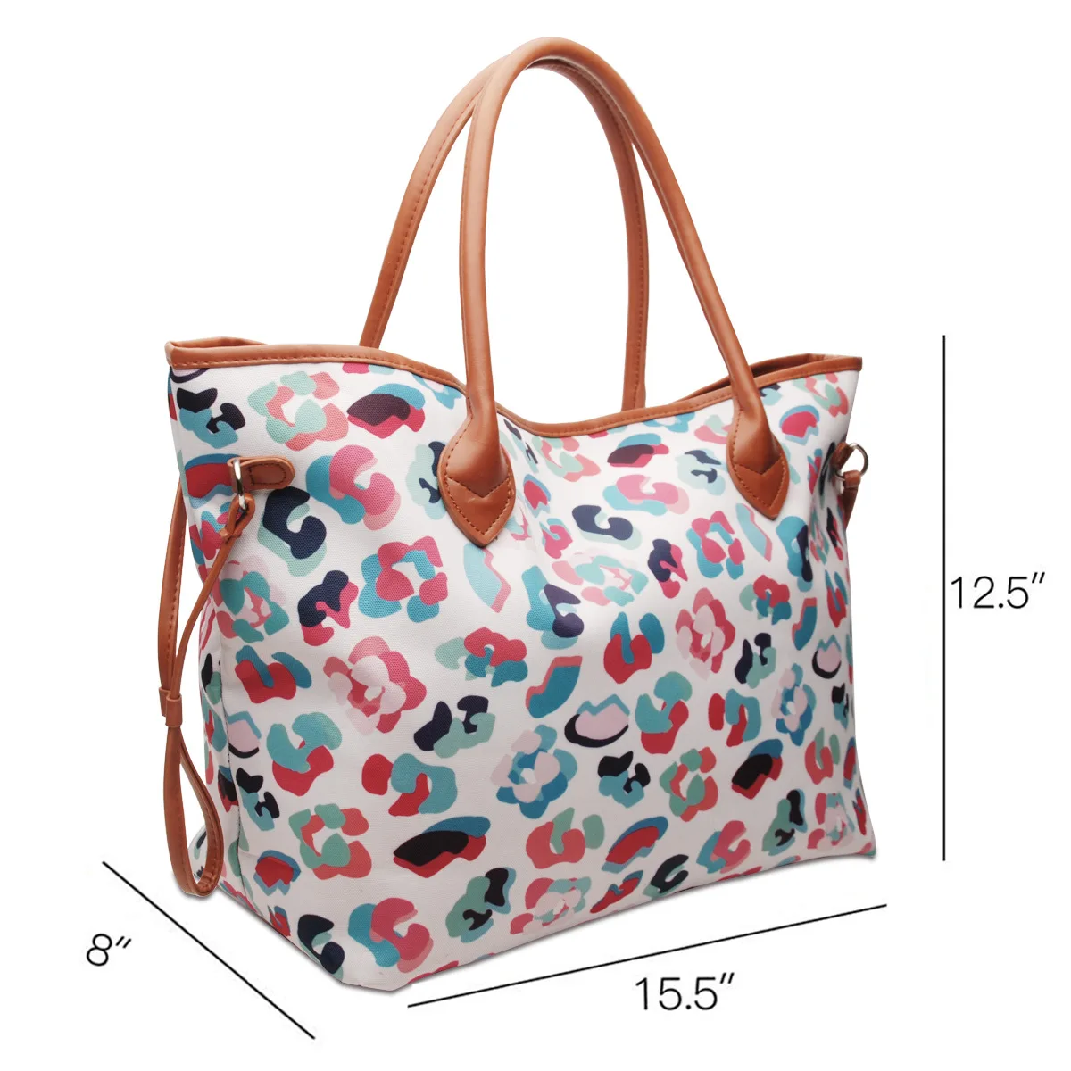 

Wholesale Western Monogrammed Large Capacity Fun Leopard Tote Purse Hand Bags