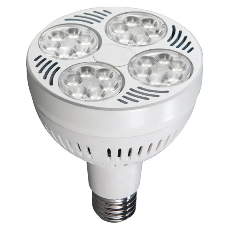 Retrofit led projector non flicker dimmable 277v par30 spot light focos led light bulbs e27 par 30 track light