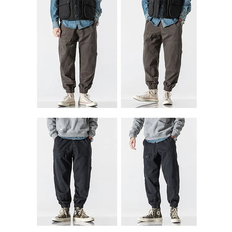 
2020 winter new product trousers casual overalls men 